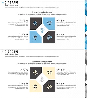 추상패턴을 사용한 혁신 기술 설명 슬라이드