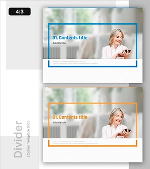 아이디어 교육 템플릿 간지 간편 섹션 나누기