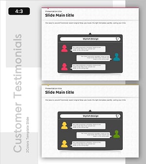 고객 평가 및 피드백 슬라이드 – 스타일리시한 고객 인사이트