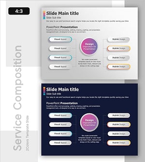 생동감 넘치는 컬러 박스 PPT 구성 내용