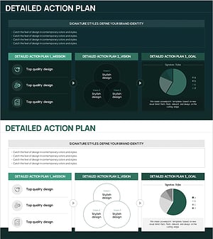 실행계획 세부 설정 다이어그램 – 사업 추진 전략을 시각화