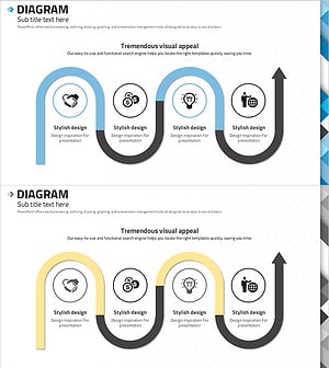 추상패턴 템플릿 다이어그램 – 사업 추진 전략의 청사진