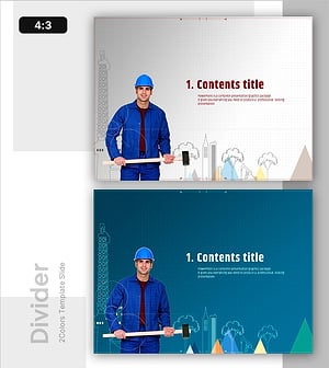 건축 계획 PPT 간지 – 전문적인 프레젠테이션 템플릿