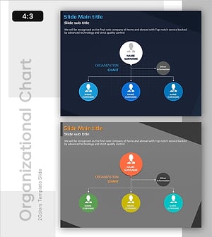 Circular Icon Organization Chart Slide – Optimized for Company Introduction