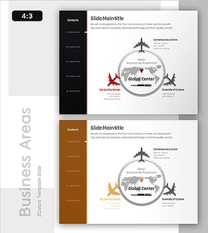 글로벌 시장 확산 전략 슬라이드 템플릿