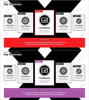 X패턴으로 완성한 인사이트 요약 슬라이드
