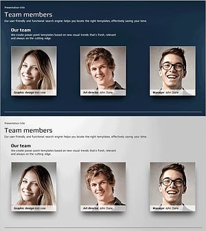 Global Business PowerPoint Template - Introduction of Representatives