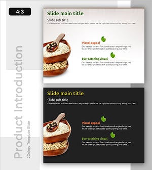 Characteristics of Healthy Ingredients – Product Introduction Slide