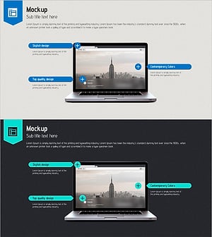 Online Presentation Template Mockup – Style and Quality