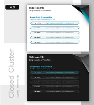 사선 박스형 다이어그램으로 사업 관리 계획 시각화