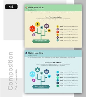 나무형 요소 구성도 프레젠테이션 슬라이드 – 다이어그램 기반 서비스 소개