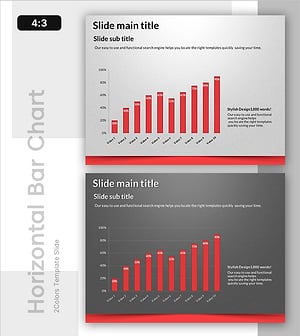 Red Financial Growth Bar Graph – Enhancing Business Performance