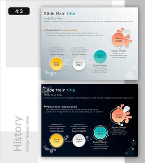 성취의 꽃이 피어난 역사 – 다이어그램으로 전달하는 연혁