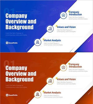 Business Introduction Section – Emphasizing Modern Design