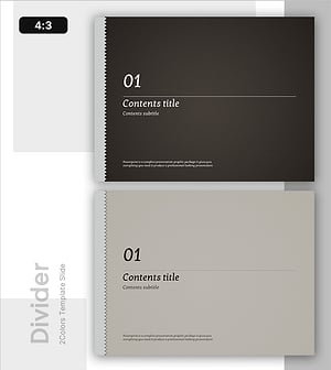 Bookmark Design PowerPoint Section Cover – Elegant Information Organization