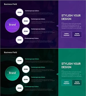 융합기술 사업분야 – 중심이 있는 확산 다이어그램