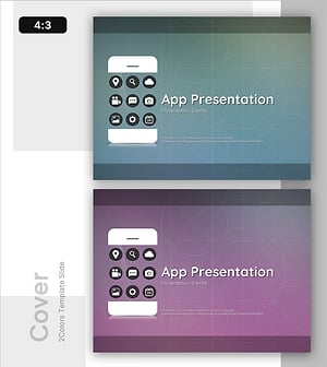 모바일 앱 리서치 템플릿 표지