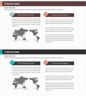 마름모형 템플릿으로 시각화한 글로벌 네트워크 – 기업 소개