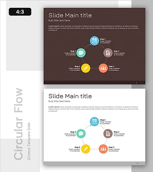 비즈니스 효율화를 위한 순환 프로세스 슬라이드