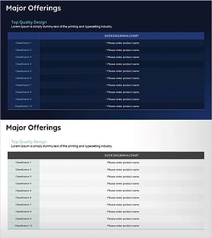 Free Table Design Slide