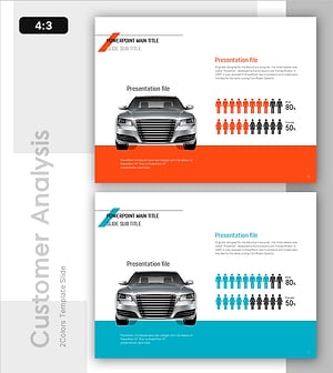 성별에 따른 자동차 수요 분석 PPT 슬라이드