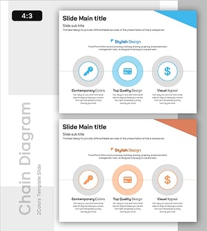 전략적 저축과 자산 분산 계획 슬라이드 템플릿