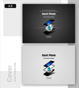 스마트폰 PPT 템플릿 표지