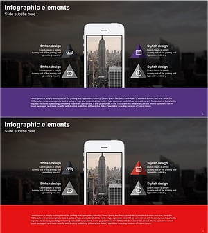 Layout Design PowerPoint Template – Product Introduction and Differentiation Strategy