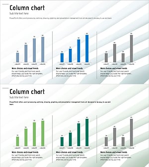 구조 템플릿 칼럼차트 – 시장 및 경쟁사 분석을 위한 필수 도구