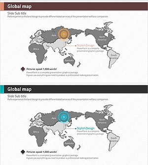 마름모 템플릿 지도1 – 마케팅 전략 중심