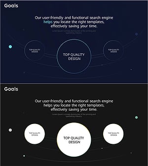 최고 품질 디자인의 목표 달성을 위한 슬라이드