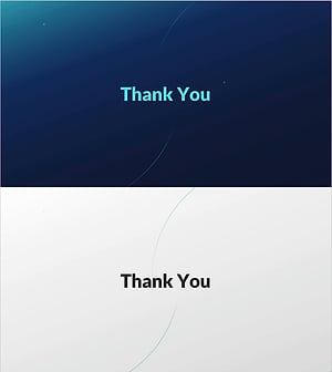 모던한 디자인의 감사 슬라이드 – 심플함과 우아함