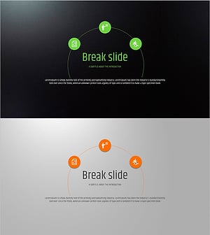 간지형 프레젠테이션 템플릿 - Break Slide