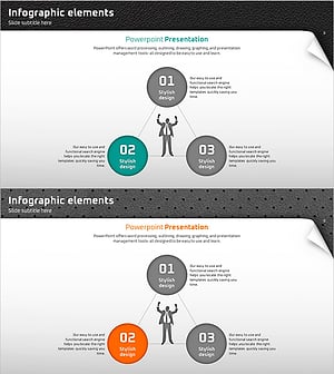 다이어그램으로 마케팅 전략을 시각화한 PPT 템플릿