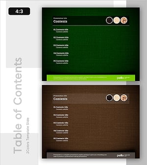 건강한 식생활을 위한 템플릿 목차