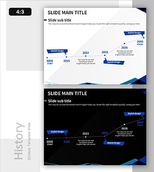 전략적 성장의 발자취 – 회사 연혁 다이어그램