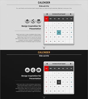 효율적인 사업 운영을 지원하는 볼륨 캘린더 템플릿