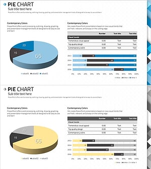 ABSTRACT PATTERN Presentation PIE CHART – Clearly Visualize Market Share