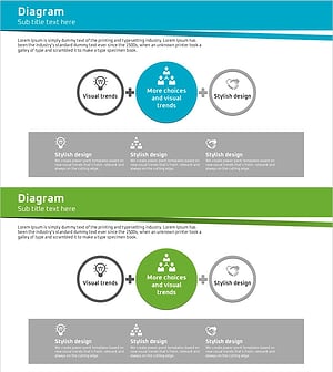 Business Forest Wide Diagram Template