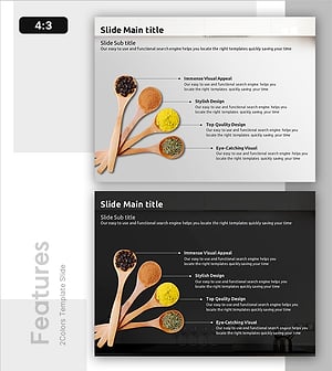 조미료 소개를 위한 시각적 다이어그램