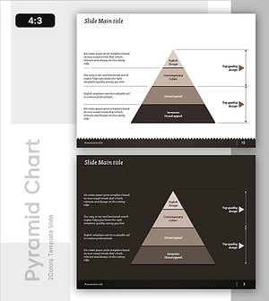 피라미드 구조를 활용한 사업 추진 전략 PPT