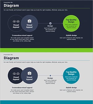 Results Driven Diagram for Business Strategy Presentation – Visual Representation for Goal Achievement