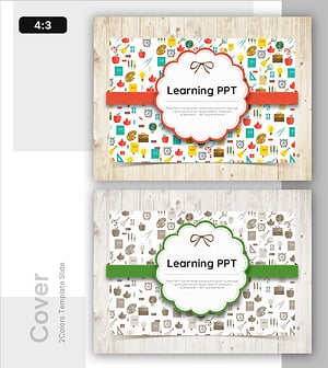 Educational Card Template Cover – Creative Design for Learning
