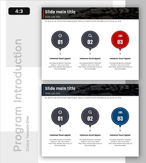 핵심 프로그램 소개 슬라이드 – 사업추진 전략의 효과적인 전달