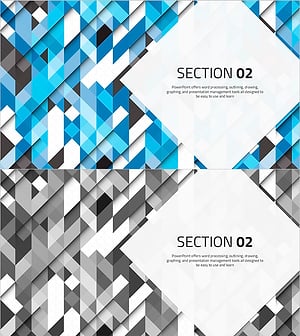 추상패턴 템플릿 간지 2 – 모던한 프레젠테이션 구분 슬라이드