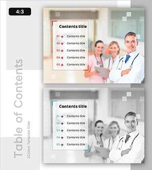 Healthcare PPT Table of Contents – Structured and Clear Content Delivery