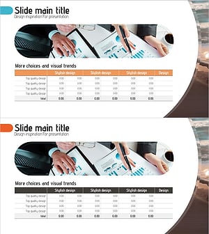 비즈니스 손익계산서 슬라이드 – 재무 명확성을 담은 테이블