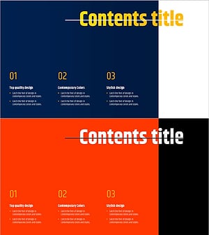 타이포 그래피 와이드 템플릿 목차 – 현대적 디자인의 감각