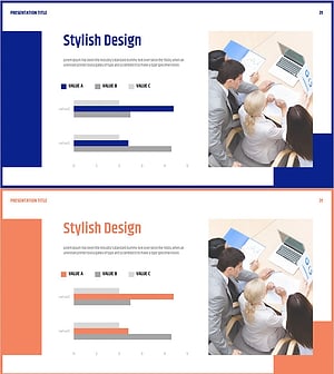 가로막대 그래프로 금융 비즈니스 시장 분석 시각화