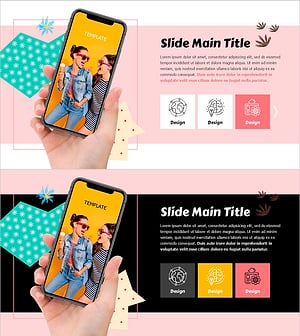 봄 파스텔 와이드 템플릿 – 운영 및 마케팅 계획 강조